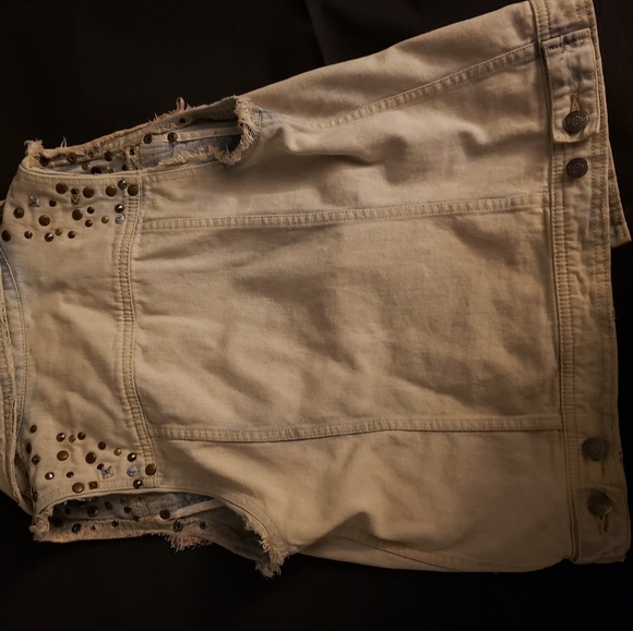 Studded denim vest - Picture 4 of 4